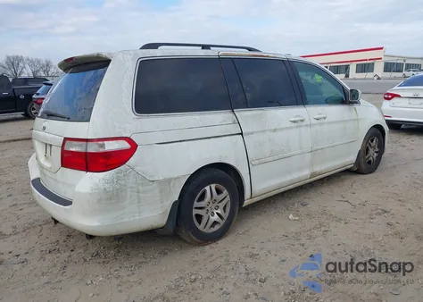 2007 Honda Odyssey Ex-L from USA, damaged, VIN 5FNRL38777B443677